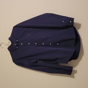 Ralph Lauren Blue Button Down Dress Shirt XL
